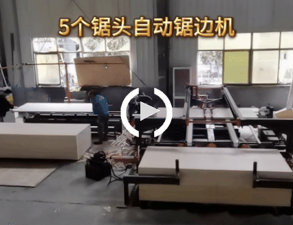 5个锯头自动锯边机