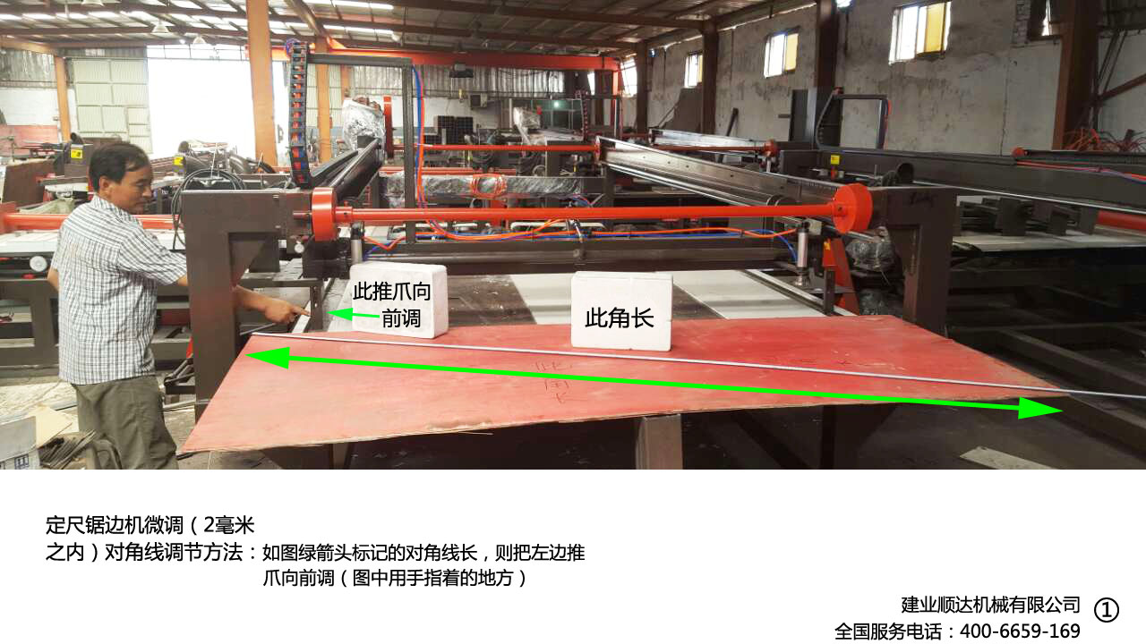 微调对角线调节方法